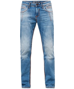 Rusty Neal Herren Jeans-Hose
 
Passform: Regular Fit
Material: 98% Baumwolle, 2% Elastan (STRETCH)
Gewicht: 700 gr
Herstellungsland: Türkei
 
ZUFRIEDENHEITSGARANTIE: Bei uns kaufen Sie ohne Risiko, da wir unbegründete Rückgaben akzeptieren und zeitlich die Rückzahlung Erstatten. Unsere Firmenphilosophie lautet nach wie vor: "Der Kunde ist König" unser Anliegen ist es zu jeder Zeit den bestmöglichen Service zu bieten mit Firmensitz: Deutschland
HERSTELLUNG/PRODUKTION: Als Gründer wie auch Hersteller, Designen und Produzieren wir unsere Produkte als Familienunternehmen von A-Z autonom, daher können wir Qualität garantieren wie auch ein optimales Preis-Leistungs-Verhältnis. Hergestellt unter fairen Arbeitsbedingungen mit hochwertigen Materialien welche schonend verarbeitet wurden (kein Chemiegeruch). Zeitloses Design aus dem Herkunftsland: Türkei
PASSFORM: Angefertigt aus qualitativ hochwertiger wie auch anschmiegsamer Baumwollmischung, garantiert diese Jeans einen absolut bequemen Sitz mit Wohlfühlfaktor. Unser Model trägt bei einer Körpergröße von 1,85 m und einem Gewicht über 80 kg die Größe: 32/32 (Länge:32/ Weite:32). An den Europäischen Markt angepasst bieten wir diese Jeans in folgender Passform an: Regular Fit
ANLASS: Ob Frühling/ Sommer oder Herbst/ Winter diese Jeans ist als Allrounder stets angenehm zu tragen, kein Kratzen durch hochwertige Materialien und Verarbeitung, das zeitlose und doch Moderne Design garantiert einen Stilvollen Auftritt, ob im Büro oder Business Meetings wie auch Casual am Nachmittag oder als toller Akzent auf Partys oder anderen Veranstaltungen.
MASCHINENWÄSCHE: Durch die hochwertige Verarbeitung der Materialien treten nach der Wäsche keine Farbverluste auf, auch das Einlaufen der Jeans ist kein Thema mehr! Qualität die sich auch nach unzähligen Waschgängen gewaschen hat!
 