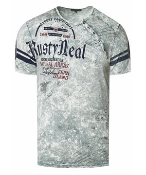Rusty Neal Herren T-Shirt
 
Passform: Regular Fit
Material: 100% Baumwolle
Gewicht: 250 gr
Herstellungsland: Türkei
Kragenform: Rundhals
 
ZUFRIEDENHEITSGARANTIE: Bei uns kaufen Sie ohne Risiko, da wir unbegründete Rückgaben akzeptieren und zeitlich die Rückzahlung Erstatten. Unsere Firmenphilosophie lautet nach wie vor: "Der Kunde ist König" unser Anliegen ist es zu jeder Zeit den bestmöglichen Service zu bieten mit Firmensitz: Deutschland
HERSTELLUNG/PRODUKTION: Als Gründer wie auch Hersteller, Designen und Produzieren wir unsere Produkte als Familienunternehmen von A-Z autonom, daher können wir Qualität garantieren wie auch ein optimales Preis-Leistungs-Verhältnis. Hergestellt unter fairen Arbeitsbedingungen mit hochwertigen Materialien welche schonend verarbeitet wurden (kein Chemiegeruch). Zeitloses Design aus dem Herkunftsland: Türkei
PASSFORM: Angefertigt aus qualitativ hochwertiger wie auch anschmiegsamer Baumwollmischung, garantieren wir einen absolut bequemen Sitz mit Wohlfühlfaktor. Unser Model trägt bei einer Körpergröße von 1,85 m und einem Gewicht über 80 kg die Größe: M (Medium). An den Europäischen Markt angepasst bieten wir dieses T-Shirt in folgender Passform an: Regular Fit
ANLASS: Ob Frühling/ Sommer oder Herbst/ Winter dieses T-Shirt ist als Allrounder stets angenehm zu tragen, KEIN KRATZEN durch hochwertige Materialien und Verarbeitung, das zeitlose und doch Moderne Design garantiert einen Stilvollen Auftritt, ob im Büro oder auch Casual am Nachmittag, als toller Akzent auf Partys und anderen Veranstaltungen.
MASCHINENWÄSCHE: Durch die hochwertige Verarbeitung der Materialien treten nach der Wäsche keine Farbverluste auf, auch das Einlaufen des T-Shirts ist kein Thema mehr! Qualität die sich auch nach unzähligen Waschgängen gewaschen hat!
 