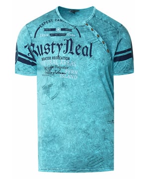 Rusty Neal Herren T-Shirt
 
Passform: Regular Fit
Material: 100% Baumwolle
Gewicht: 250 gr
Herstellungsland: Türkei
Kragenform: Rundhals
 
ZUFRIEDENHEITSGARANTIE: Bei uns kaufen Sie ohne Risiko, da wir unbegründete Rückgaben akzeptieren und zeitlich die Rückzahlung Erstatten. Unsere Firmenphilosophie lautet nach wie vor: "Der Kunde ist König" unser Anliegen ist es zu jeder Zeit den bestmöglichen Service zu bieten mit Firmensitz: Deutschland
HERSTELLUNG/PRODUKTION: Als Gründer wie auch Hersteller, Designen und Produzieren wir unsere Produkte als Familienunternehmen von A-Z autonom, daher können wir Qualität garantieren wie auch ein optimales Preis-Leistungs-Verhältnis. Hergestellt unter fairen Arbeitsbedingungen mit hochwertigen Materialien welche schonend verarbeitet wurden (kein Chemiegeruch). Zeitloses Design aus dem Herkunftsland: Türkei
PASSFORM: Angefertigt aus qualitativ hochwertiger wie auch anschmiegsamer Baumwollmischung, garantieren wir einen absolut bequemen Sitz mit Wohlfühlfaktor. Unser Model trägt bei einer Körpergröße von 1,85 m und einem Gewicht über 80 kg die Größe: M (Medium). An den Europäischen Markt angepasst bieten wir dieses T-Shirt in folgender Passform an: Regular Fit
ANLASS: Ob Frühling/ Sommer oder Herbst/ Winter dieses T-Shirt ist als Allrounder stets angenehm zu tragen, KEIN KRATZEN durch hochwertige Materialien und Verarbeitung, das zeitlose und doch Moderne Design garantiert einen Stilvollen Auftritt, ob im Büro oder auch Casual am Nachmittag, als toller Akzent auf Partys und anderen Veranstaltungen.
MASCHINENWÄSCHE: Durch die hochwertige Verarbeitung der Materialien treten nach der Wäsche keine Farbverluste auf, auch das Einlaufen des T-Shirts ist kein Thema mehr! Qualität die sich auch nach unzähligen Waschgängen gewaschen hat!
 