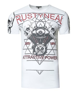 Rusty Neal Herren T-Shirt
 
Passform: Regular Fit
Material: 100% Baumwolle
Gewicht: 250 gr
Herstellungsland: Türkei
Kragenform: Rundhals
 
ZUFRIEDENHEITSGARANTIE: Bei uns kaufen Sie ohne Risiko, da wir unbegründete Rückgaben akzeptieren und zeitlich die Rückzahlung Erstatten. Unsere Firmenphilosophie lautet nach wie vor: "Der Kunde ist König" unser Anliegen ist es zu jeder Zeit den bestmöglichen Service zu bieten mit Firmensitz: Deutschland
HERSTELLUNG/PRODUKTION: Als Gründer wie auch Hersteller, Designen und Produzieren wir unsere Produkte als Familienunternehmen von A-Z autonom, daher können wir Qualität garantieren wie auch ein optimales Preis-Leistungs-Verhältnis. Hergestellt unter fairen Arbeitsbedingungen mit hochwertigen Materialien welche schonend verarbeitet wurden (kein Chemiegeruch). Zeitloses Design aus dem Herkunftsland: Türkei
PASSFORM: Angefertigt aus qualitativ hochwertiger wie auch anschmiegsamer Baumwollmischung, garantieren wir einen absolut bequemen Sitz mit Wohlfühlfaktor. Unser Model trägt bei einer Körpergröße von 1,85 m und einem Gewicht über 80 kg die Größe: M (Medium). An den Europäischen Markt angepasst bieten wir dieses T-Shirt in folgender Passform an: Regular Fit
ANLASS: Ob Frühling/ Sommer oder Herbst/ Winter dieses T-Shirt ist als Allrounder stets angenehm zu tragen, KEIN KRATZEN durch hochwertige Materialien und Verarbeitung, das zeitlose und doch Moderne Design garantiert einen Stilvollen Auftritt, ob im Büro oder auch Casual am Nachmittag, als toller Akzent auf Partys und anderen Veranstaltungen.
MASCHINENWÄSCHE: Durch die hochwertige Verarbeitung der Materialien treten nach der Wäsche keine Farbverluste auf, auch das Einlaufen des T-Shirts ist kein Thema mehr! Qualität die sich auch nach unzähligen Waschgängen gewaschen hat!
 