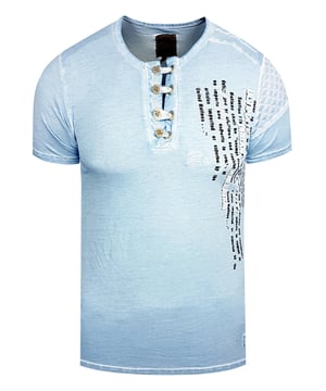 Rusty Neal Herren T-Shirt
 
Passform: Regular Fit
Material: 100% Baumwolle
Gewicht: 250 gr
Herstellungsland: Türkei
Kragenform: Rundhals
 
ZUFRIEDENHEITSGARANTIE: Bei uns kaufen Sie ohne Risiko, da wir unbegründete Rückgaben akzeptieren und zeitlich die Rückzahlung Erstatten. Unsere Firmenphilosophie lautet nach wie vor: "Der Kunde ist König" unser Anliegen ist es zu jeder Zeit den bestmöglichen Service zu bieten mit Firmensitz: Deutschland
HERSTELLUNG/PRODUKTION: Als Gründer wie auch Hersteller, Designen und Produzieren wir unsere Produkte als Familienunternehmen von A-Z autonom, daher können wir Qualität garantieren wie auch ein optimales Preis-Leistungs-Verhältnis. Hergestellt unter fairen Arbeitsbedingungen mit hochwertigen Materialien welche schonend verarbeitet wurden (kein Chemiegeruch). Zeitloses Design aus dem Herkunftsland: Türkei
PASSFORM: Angefertigt aus qualitativ hochwertiger wie auch anschmiegsamer Baumwollmischung, garantieren wir einen absolut bequemen Sitz mit Wohlfühlfaktor. Unser Model trägt bei einer Körpergröße von 1,85 m und einem Gewicht über 80 kg die Größe: M (Medium). An den Europäischen Markt angepasst bieten wir dieses T-Shirt in folgender Passform an: Regular Fit
ANLASS: Ob Frühling/ Sommer oder Herbst/ Winter dieses T-Shirt ist als Allrounder stets angenehm zu tragen, KEIN KRATZEN durch hochwertige Materialien und Verarbeitung, das zeitlose und doch Moderne Design garantiert einen Stilvollen Auftritt, ob im Büro oder auch Casual am Nachmittag, als toller Akzent auf Partys und anderen Veranstaltungen.
MASCHINENWÄSCHE: Durch die hochwertige Verarbeitung der Materialien treten nach der Wäsche keine Farbverluste auf, auch das Einlaufen des T-Shirts ist kein Thema mehr! Qualität die sich auch nach unzähligen Waschgängen gewaschen hat!
 