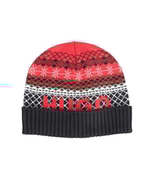 50% Katoen, 50% Acryl. Stof: Elastiek. Ontwerp: Logo, Patroon, Sneeuwvlok. Geribbeld, omgedraaid manchet. Pasvorm: Goede pasvorm.