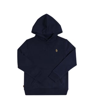 60% Baumwolle, 40% Polyester. Design: Gesticktes Logo, Unifarben. Kapuzenmerkmale: Gepolstert. Mit Kapuze, gerippt. Langärmlig. Bündchen: gerippt. Passform: Regulär. Taschenart: 1 Kängurutasche. Zum Überziehen. 146: 76,2 cm. 152-158: 84 cm.