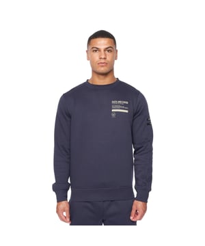 65% Baumwolle, 35% Polyester. Gewebetechnik: langlebig. Design: Logo, Aufschrift. Zum Überziehen. Rundhalsausschnitt. Bündchen: Anliegend. Saum: Anliegend. Langärmlig. S: 96,52 cm. M: 102 cm. L: 107 cm. XL: 112 cm. XXL: 116,84 cm.