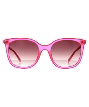 Guess Round Womens Pink Brown Gradient GU3060  Sunglasses brings a sense of luxury and high fashion to eyewear. This model is crafted with meticulous attention to detail, offering a refined, elegant frame that exudes style and sophistication. The combination of premium materials and cutting edge design makes it perfect for those who appreciate designer eyewear with a bold, distinctive look. Whether for everyday wear or special occasions, these glasses deliver a luxurious aesthetic with unparalleled comfort.