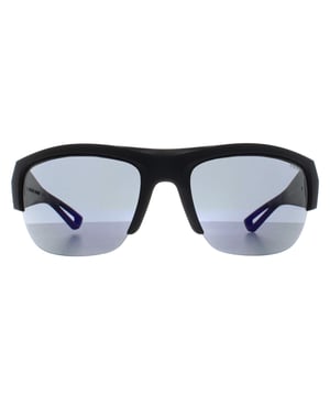 Prada Sport Sport Mens Matte Black Dark Blue Violet Mirror PSA01S  Sunglasses bring a bold, structured frame with a modern edge. Designed for those who appreciate high-end design and excellent craftsmanship, these sunglasses offer a striking look while protecting your eyes from harmful UV rays.