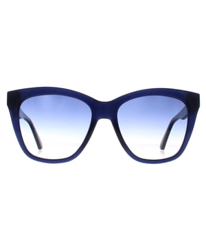 Calvin Klein Square Womens Blue Blue Gradient CKJ22608S  Sunglasses feature a bold frame and refined detailing,  offering both timeless sophistication and comfort. A perfect accessory to complement any outfit.