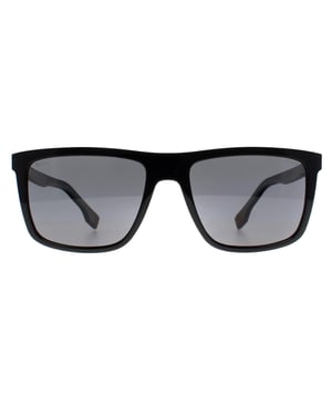 Hugo Boss Rectangle Mens Black Grey Polarized BOSS 1699/S  Sunglasses is a stylish and sophisticated frame, featuring minimalist design and luxurious construction, perfect for adding refinement to any outfit.