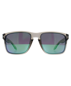 Oakley Square Mens Grey Ink Prizm Jade Polarised Holbrook XL  Sunglasses is simply a larger lensed version of the best-selling Holbrook model for extended coverage. They still have a retro look in this vintage style designed by snowboarding superstar Shaun White but with the awesome engineering and design that is the Oakley norm.