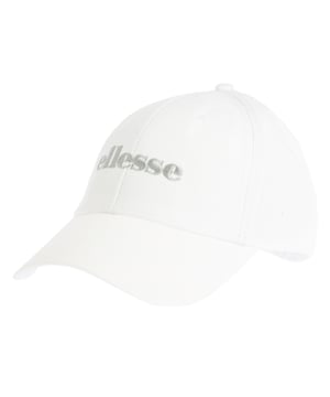 100% Baumwolle. Marke: Ellesse. Design: Gesticktes Logo, Unifarben. Oben mit Knopf, Abgerundeter Kopf, Verkleidet, Genähte Belüftungsöffnungen. anpassbar, Rückengurt.