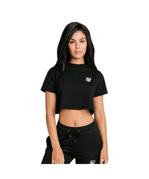 100% Katoen. Ontwerp: Geborduurd, Logo. Hals: Crew Neck. Mouwtype: Korte mouwen. Stoftechnologie: Ademend. Bijgesneden. Geschikt voor: Boxy. 4 UK: 28 in. 6 VK: 30 in.