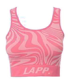 Fabric: 23% Polyester, Fabric: 67% Polyamide, Fabric: 10% ElastaneElevate your workout gear with the LAPP seamless sports bra co-ord in a vibrant pink. Crafted from a high-performance blend of 67% polyamide, 23% polyester, and 10% elastane, this sports bra offers exceptional comfort, flexibility, and support. The seamless design ensures a smooth fit, reducing chafing and irritation during your workouts. The bold pink color adds a fun and energetic touch to your fitness wardrobe. Perfect for any activity, from yoga to high-intensity training, this sports bra provides the support you need while keeping you stylish and comfortable.