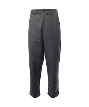 Main: 80% Polyester, Main: 20% Viscose The Bando Barrel Fit Trousers in charcoal offer a modern and relaxed fit, combining comfort with contemporary style. Made from a high-quality blend of 80% polyester and 20% viscose, these trousers are both durable and soft to the touch, providing a comfortable wearing experience throughout the day. The barrel fit silhouette adds a unique, relaxed shape that pairs effortlessly with both casual and smart-casual looks. The charcoal color adds versatility, making them easy to style with a variety of tops and footwear. Ideal for those seeking a balance of comfort and trend-forward design, the Bando Barrel Fit Trousers are a wardrobe essential for a polished, yet laid-back look.