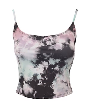 Lining: 100% Polyester, Main: 76% Polyester, Main: 24% Elastane Introducing the Onzie Cami Crop Vest in Tie Dye Print! This vibrant vest features a playful tie-dye pattern that adds a fun twist to your activewear collection. Made with a lining of 100% polyester and a main fabric blend of 76% polyester and 24% elastane, it offers the perfect combination of comfort and stretch. The cropped design and cami straps provide a trendy and flattering fit, making it ideal for yoga, pilates, or just lounging around. Add a splash of color and style to your workout wardrobe with this eye-catching crop vest!
