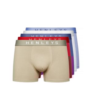 95% Cotton, 5% Elastane. Fabric: Dyed. Design: Logo, Plain. Overlock Stitching. Packaging: Boxed. Waistline: Jacquard Waistband. Hem: Turned Under.