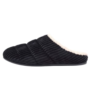Obermaterial: Kord, Polyester. Marke: FitFlop. Futterstoff: Fleece. Mittelsohle: gepolstert. Laufsohle: Gummi, Rutschfest. Anatomisches Fußbett, gepolstert, Flexibel, Leicht. Absatz: Flach. Design: Unifarben. Zehenstil: Rund. Zum Anschlüpfen.