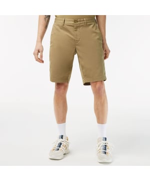 FH2647 Men's Slim Fit Stretch Cotton Bermuda Shorts Slim fit Stretch cotton gabardine Five pockets and belt loops Zip fly with interior and exterior buttons  Men's Slim Fit Stretch Cotton Bermuda Shorts Slim fit Stretch cotton gabardine Five pockets and belt loops Zip fly with interior and exterior buttons