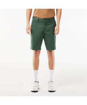 FH2647 Men's Slim Fit Stretch Cotton Bermuda Shorts Slim fit Stretch cotton gabardine Five pockets and belt loops Zip fly with interior and exterior buttons  Men's Slim Fit Stretch Cotton Bermuda Shorts Slim fit Stretch cotton gabardine Five pockets and belt loops Zip fly with interior and exterior buttons