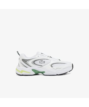 Men’s Storm 96 2K Sneakers Mesh and synthetic leather upper TPU plate and inserts in midsole for improved support EVA midsole for comfort and cushioning Textured  robust  high-grip rubber outsole Signature crocodile on center panel  heel and tongue