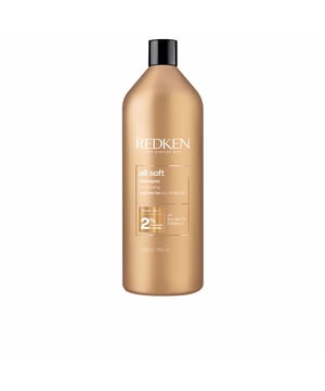 SUAVIDAD La fórmula elimina las impurezas mientras que preserva la suavidad y salud del cabello. Incorpora Aceite de Argán, el cual se infiltra en el Córtex y restablece los lípidos, proporcionando una intensa sensación de suavidad y una correcta hidratación que ayuda a retener el agua, mejorando así la flexibilidad. ALL SOFT: HIDRATACIÓN PARA CABELLO SECO Un champú especialmente diseñado para cabellos secos y quebradizos. Utiliza la tecnología RCT, un innovador complejo de proteínas que trata el cabello desde la raíz hasta las puntas, adaptándose a las diversas necesidades de cada sección del cabello. HIDRATACIÓN All Soft es un tratamiento que brinda la hidratación esencial a los cabellos secos, mejorando su suavidad y manejabilidad gracias al Aceite de Argán presente en su composición. Esta línea incluye cuatro productos. Se aconseja utilizar todo el tratamiento completo para alcanzar los resultados óptimos.
