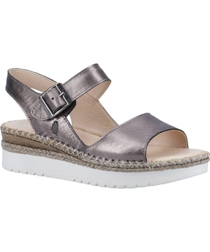 Lightweight and Comfortable; The Stacey Sandal is crafted from Quality Leather Upper and features a triple strap with buckle fastening for a secure yet trendy fit. Its extra padded cushion comfort insole makes this the perfect go to summer sandal