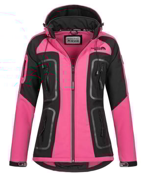 Chaqueta Softshell para Mujer Arctic Seven – Chaqueta Impermeable para Exterior con Capucha Desmontable
Esta chaqueta softshell de Arctic Seven combina estilo, funcionalidad y comodidad. Ofrece protección óptima contra el viento y la lluvia, tiene forro polar y está diseñada para una máxima libertad de movimiento.

✔ Material exterior resistente al agua y al viento
✔ Cuello alto para una mejor protección
✔ Capucha desmontable con cordón ajustable
✔ Bolsillos laterales y en el pecho con cremalleras impermeables
✔ Bolsillos interiores con apertura para auriculares
✔ Puños ajustables con cierre de velcro
✔ Corte entallado con ajuste perfecto

Material:
Tejido exterior: 96% Poliéster, 4% Elastano
Forro: 100% Poliéster
