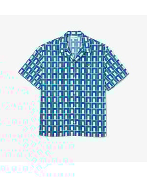 CH7626 Short Sleeved Robert George Print Shirt Organic cotton poplin Relaxed  comfortable fit Classic unbuttoned collar Genuine mother-of-pearl buttons Embroidered crocodile on chest Short Sleeved Robert George Print Shirt Organic cotton poplin Relaxed  comfortable fit Classic unbuttoned collar Genuine mother-of-pearl buttons Embroidered crocodile on chest