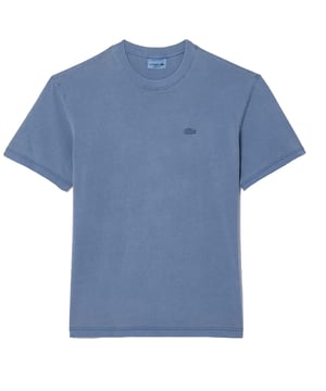 Materiaal: Katoen. Stof: Jersey, Natuurlijk geverfd. Ontwerp: Eenvoudig. Hals: Crew Neck. Mouwtype: Korte mouwen. Pasvorm: Klassiek. XS: 34 in. S: 37 in.