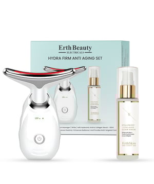 Discover the ultimate skincare experience with the Hydra Firm Anti Aging Set. This luxurious set features a precision engineered black massager, designed to lift, firm, and smooth the skin on both your face and neck. Complemented by a 60ml bottle of Hyaluronic Acid & Collagen Serum, this powerful duo works 
in harmony to deeply hydrate, enhance skin elasticity, and reduce the appearance of fine lines. The massager stimulates circulation, while the serum replenishes moisture and supports collagen production. Ideal for daily use, this set is your key to a youthful, radiant complexion.