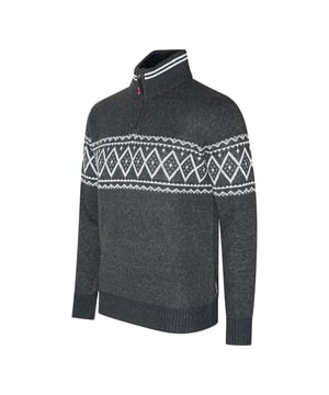 Norlund trui Luroy voor heren. De trui Luroy is gemaakt van polyester, en heeft een normale pasvorm.  Merk: NorlundModelnaam: LuroyCategorie: heren truiMaterialen: polyesterKleur: grijs