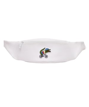 Marke: Lacoste. Länge: 35 cm. Höhe: 10,5 cm. Breite: 7 cm. Riemenlänge: 80 cm. Taschenart: 1 Tasche hinten. 100% offiziell lizenziert. Fächer: 1 Hauptfach. Taschenmerkmale: Verstellbarer Gurt. Design: Grafikdruck, Logo. Reißverschluss.
