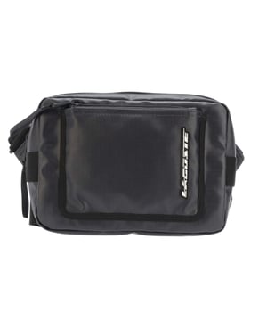 Gewebe: Künstliche Feder. Marke: Lacoste. Polyurethan. Futterstoff: Stoff. Länge: 24 cm. Breite: 17 cm. Höhe: 6 cm. Riemenlänge: 140 cm. Taschenart: 1 Vordertasche, Eine Innentasche, Reißverschluss. Fächer: 1 Hauptfach. Taschenmerkmale: verstellbarer Schulterriemen. Gewebetechnik: Leicht. Design: Wordmark. Reißverschluss.