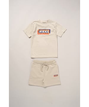 A comfy everyday essential, this 2-piece set from Nicce includes a soft cotton tee and brushed sweat shorts for all-day play. The elasticated waistband with a flat drawcord offers a secure fit, while breathable cotton keeps kids cool through warmer months. Perfect for mixing and matching.