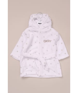 Add a layer of comfort to little ones’ routines with this soft fleece robe from DKNY. Made from lightweight coral fleece, it’s just right for Spring mornings or after-bath cuddles. The relaxed fit and tie belt make it easy to slip on and off—perfect for daily use.