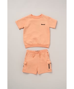 Update their casual wardrobe with this easy-wear 3-piece set from Bench, featuring a soft short sleeve sweatshirt, coordinating shorts, and cotton-rich crew socks. Designed with comfort in mind, the set combines brushed sweat fabric and stretchy ribbed trims for a relaxed fit. A go-to outfit for downtime, play, or everyday adventures.