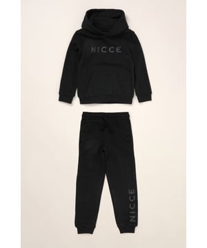 Comfy, casual and perfect for layering, this hoody and jogger set from Nicce is a must-have for Spring lounging or play. Crafted in soft brushed-back sweat with a cosy self-lined hood, ribbed trims, and an adjustable drawcord waist for a snug fit.