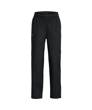 100% Polyester. Stof: Ripstop, Geweven. Ontwerp: Logo. Stoftechnologie: Ademend, Duurzaam, Lichtgewicht, UA Rush, UA Storm Technologie, Waterafstotend. Zakken: 2 Zijzakken, Open Zakken. Taille: Elastisch, intern koord. Pasvorm: Overgedimensioneerd. Zoom: Ritssluiting.