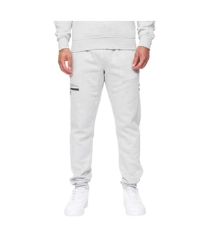 65% Baumwolle, 35% Elastan. Design: Logo. Gewebetechnik: Atmungsaktiv. Taschenart: Zwei Seitentaschen. Taille: mit Kordelzug, Elastisch. Passform: Schmal zulaufend. Saum: Anliegend.