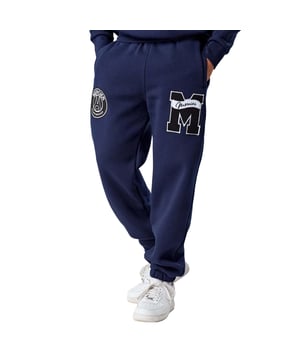 65% Polyester, 35% Katoen. Ontwerp: Geborduurd logo. Zakken: 2 Zijzakken. Taille: Koord, Elastisch. Geschikt: Regelmatig. Manchet: Ribbel.