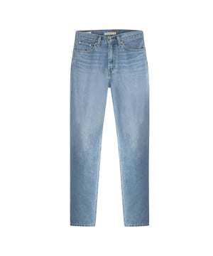 95% Baumwolle, 5% Recycelte Baumwolle. Gewebe: Denim. Design: Abzeichen, Logo. Taschenart: Zwei Seitentaschen, 2 Taschen hinten, Eine Münzentasche. Knopfverschluss, Hosenschlitz mit Reißverschluss. Gürtelschlaufen, Taillierte Bein. Bundhöhe: Hochgeschnitten.