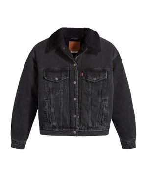 100% Katoen. Stof: Corduroy. Voering: Sherpa. Ontwerp: Logo, Gestikt. Manchet: Geknoopt. Halslijn: Collared. Mouwtype: Met lange mouwen. Pasvorm: Relaxed model. Zakken: 2 borstzakken, klepsluiting, knoopsluiting, 2 zijzakken, gevoegd. Bevestiging: Knop. Stijl: jaren '90. 8 UK: 32 in. 10 VK: 33 in.