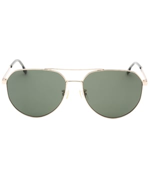 Linsenbreite = 61 mm, Nasenstegbreite = 16 mm, Bügellänge = 145 mm. Erleben Sie Luxus und Eleganz mit dieser Sonnenbrille. Diese eleganten Sonnenbrillen sind aus den besten Materialien gefertigt und bieten 100 % UVA-/UVB-Schutz sowie edle Metallic-Akzente. Sonnenbrille, Sonnenbrillenetui, Reinigungstuch und Pflegeanleitung im Lieferumfang enthalten. 100 % Schutz vor UVA- und UVB-Sonnenlicht und entspricht der britischen Norm EN 1836:2005. Goldene Sonnenbrille