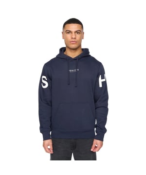 65% Baumwolle, 35% Polyester. Futterstoff: angeraut. Gewebe: Weiche Haptik. Design: Rückseitiger Aufdruck, Logo, Ärmeldruck. Kapuzenmerkmale: mit Kordelzug, Aufnähen. Saum: gerippt. Mit Kapuze. Langärmlig. Bündchen: gerippt. Passform: Regulär. Taschenart: 1 Kängurutasche. Zum Überziehen. S: 96,52 cm. M: 102 cm. L: 107 cm. XL: 112 cm. XXL: 116,84 cm.