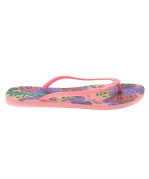 Bovenste: Rubber. Buitenzool: Rubber. Vlakke. Ontwerp: Bloemen, Logo, Bedrukt, Tekst. Teenstijl: Post. Sluiting: Slip-on.