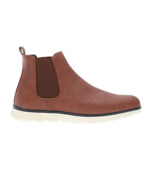 Bovenstuk: Synthetisch. Binnenzool: Verstevigd. Buitenzool: Rubber. Dubbele elastische binnenvoering, treklipje, versterkte hiel. Platte Hak. Snijding: Mid Cut. Ontwerp: Geborduurd logo. Teenstijl: Rond. Bevestiging: Pull-On.