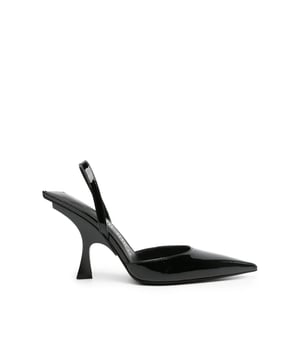 - Composición: 100% piel de becerro - Interior: Piel - Plantilla: Piel - Suela: Piel - Puntera en punta - Plantilla con la marca - Tacón 10 cm - Diseño Slip-on - Correa elástica - Made in Italy - Género: MUJER -