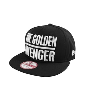 An official New Era 9FIFTY Iron Man AKA snapback cap. Comes in solid black with a vivid red under visor and matching red adjustable strap. Features embroidered design across the front of the cap reading The Golden Avenger. This snapback also sees the iconic Iron Man mask. The official New Era logo can also be seen across the side in white along with the official sticker across the flat peak.Moisture wicking black sweatband. Fitted and has an open adjustable back. Officially licensed merchandise. Made with 100% cotton.