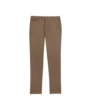 66% Polyester, 32% Viscose, 2% Elastaan.. Stof: Flanel. Ontwerp: Eenvoudig. Sluiting: Knoop, Ritsgat. Riemlussen. Zakken: 2 Zijzakken, 2 Achterzakken, met knopen. Geschikt voor: Slank.