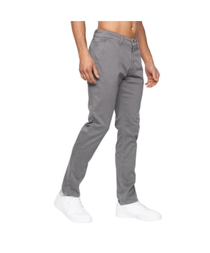 Design: Plain. Fastening: Button, Zip Fly. Fabric Technology: Lightweight. Back Yoke, Belt Loops, Twin Needle Stitching. Pockets: 2 Side Pockets, 2 Back Pockets, 1 Coin Pocket.