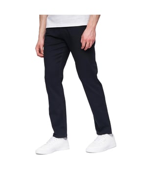 98% Cotton, 2% Elastane. Design: Plain. Fastening: Button, Zip Fly. Fabric Technology: Breathable, Stretch. Belt Loops, Woven Label. Pockets: 2 Front Pockets, 2 Back Pockets. Fit: Comfort. Waistline: Self Fabric Inner Waistband.